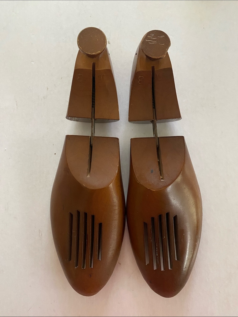 Vintage Men's Brown Wood Unbranded Shoe Trees Size 10